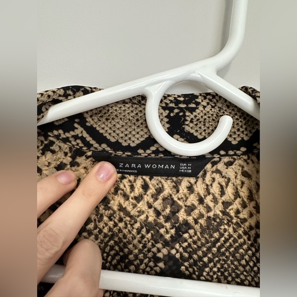 Zara sheer snake print shirt - Picture 3 of 3